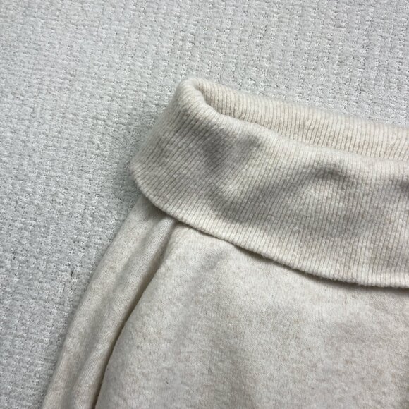 H&M Beige / Off White Off The Shoulder Wool Blend Knit Chumky Sweater Size M - Picture 4 of 16